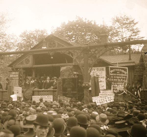 Socialist Rally in Union Square, New York 1908
