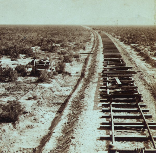 The end of the Track at Iron Point 1867