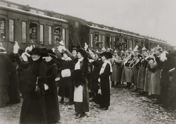 Departure of "Landsturm"