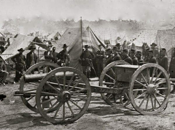 The Peninsula, Va. A 12-pdr. howitzer gun captured by Butterfield's Brigade near Hanover Court House, May 27, 1862 1862