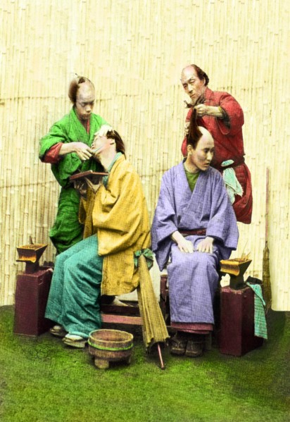 Shave and a Topknot Prepared 1897