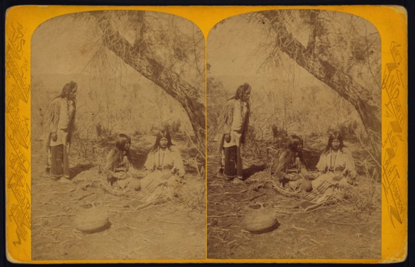 Old Native American Man enters the scene 1874