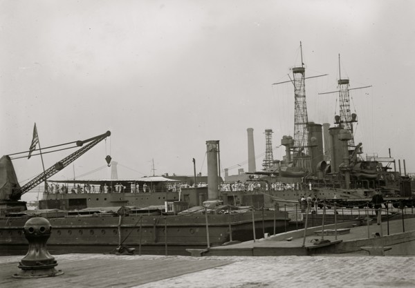 UTAH at Brooklyn Navy Yard 1912