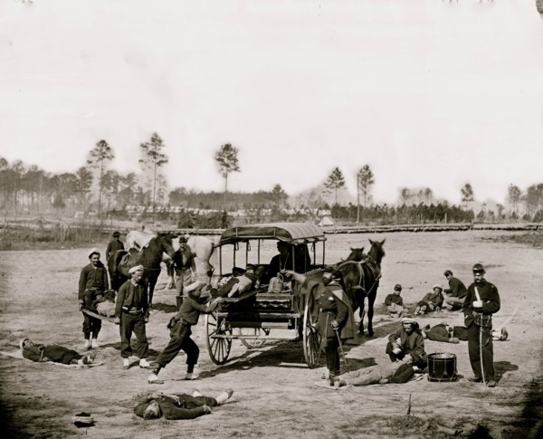 Warrenton, Va. Dr. Jonathan Letterman, medical director of the Army of the Potomac and staff 1862