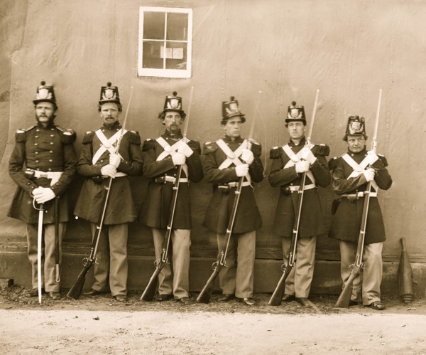 Marines with Fixed Bayonets 1864