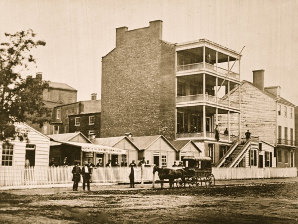 Washington, District of Columbia. Home of the Sanitary Commission 1863