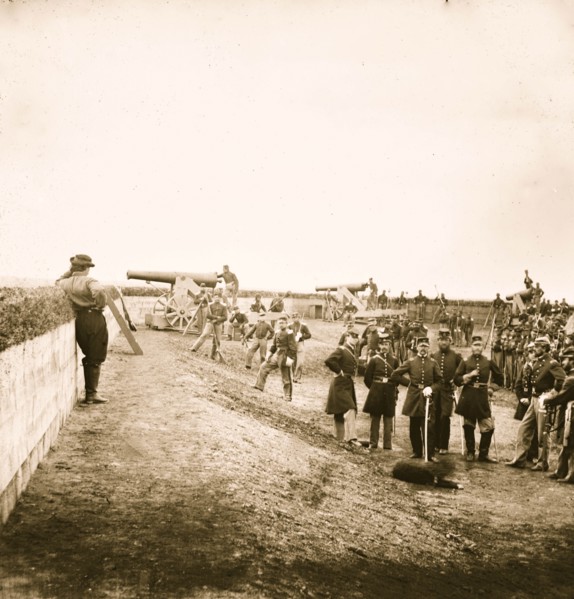 Washington, District of Columbia. Interior of Fort Totten 1863