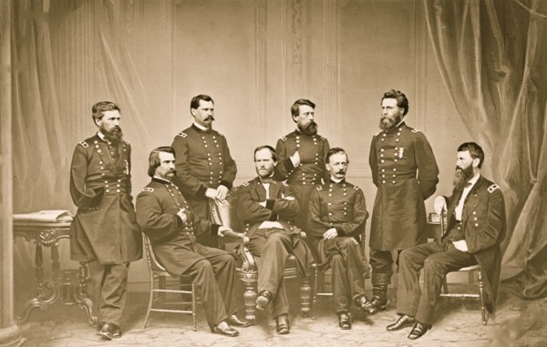 William Tecumseh Sherman & His Staff 1863