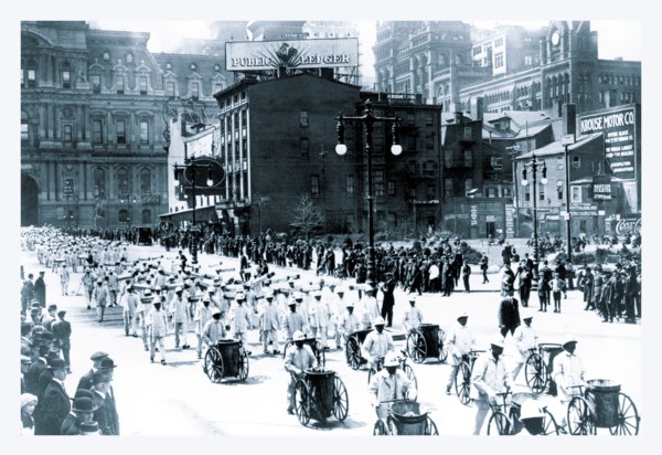 Parade Near City Hall, Philadelphia, PA