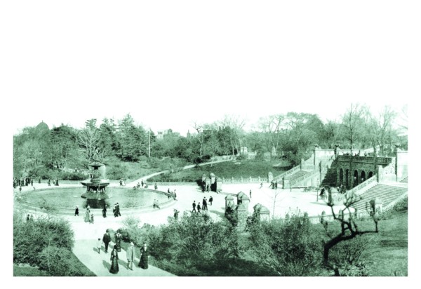 Central Park: Bethesda Terrace c.1902 1900
