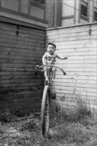 Baby on Unicycle 1900