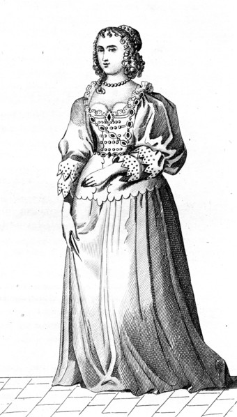 French vintage clothes XVI century King France Luis kingdom XIII King of France Navarre Louis XIII Marie Henriette