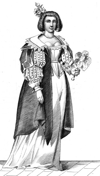 French vintage clothes XVI century King France Luis kingdom XIII King of France Navarre Louis XIII v