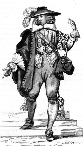 French vintage clothes XVI century King France Luis kingdom XIII King of France Navarre Louis XIII Abel Servien