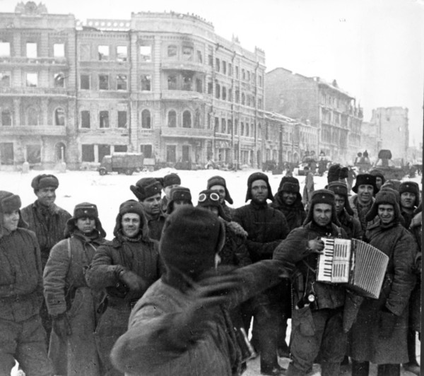 Liberated stalingrad in january 1943.