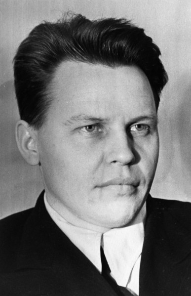 Nikolai alekseyevich voznesensky, chairman of the state planning commission and vice-chairman of the council of people's commissars, january 1938.