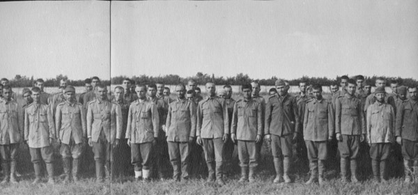 German soldiers taken prisoner near odessa.
