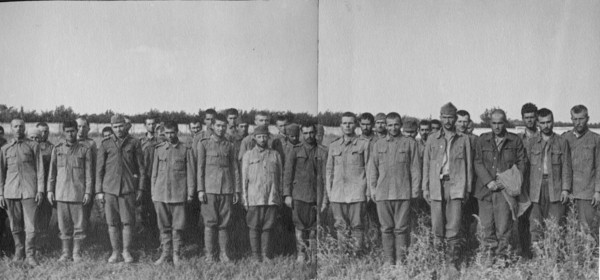 German soldiers taken prisoner near odessa.