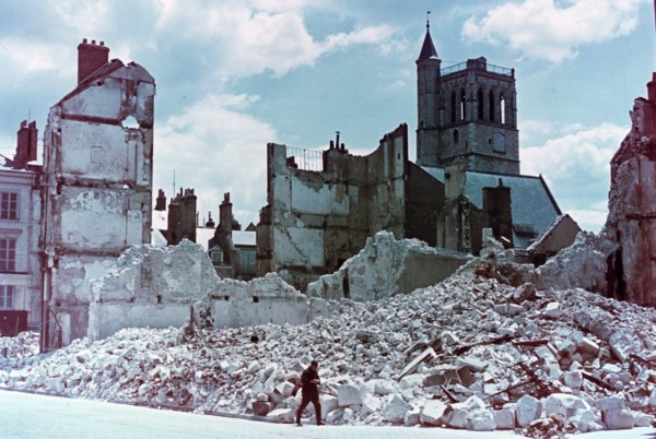 World war 2, photo taken by german soldier somewhere in france, early in the war.