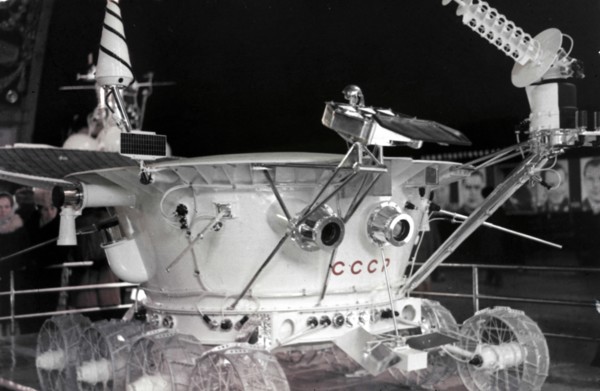 The lunokhod 1 moon rover, luna 17 mission, 1971.