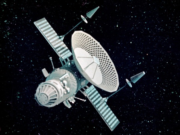Soviet space probe venera 5 or 6 launched in january 1969, this is a still from the film 'the storming of venus', produced by e, kuzis at the tsentrnauchfilm central scientific film studio, released o...