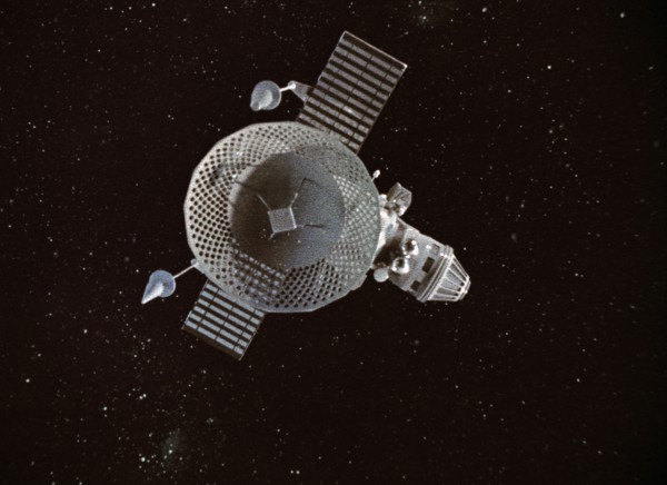 Soviet space probe venera 5 or 6 launched in january 1969, this is a still from the film 'the storming of venus', produced by e, kuzis at the tsentrnauchfilm central scientific film studio, released o...