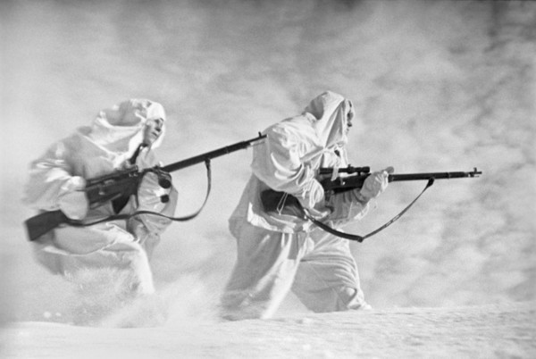 World war 2, soviet snipers on the leningrad front, december 1941.