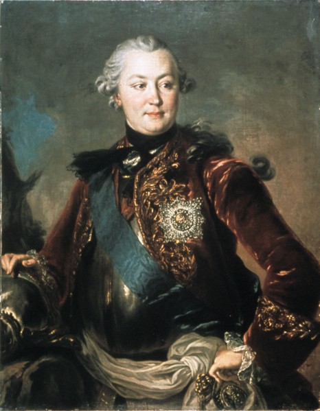 Portrait of count grigory orlov (1734 - 1783), oil painting by stefano torelli.
