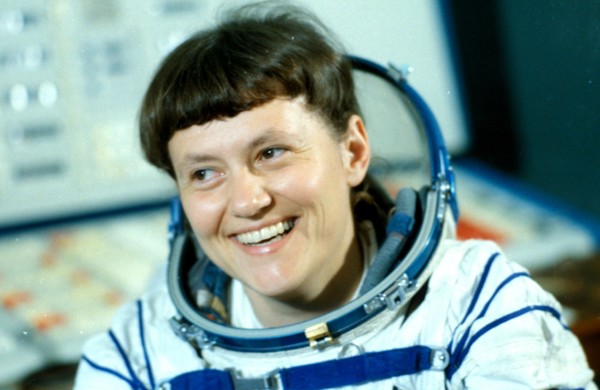 Ausust 1982, soyuz t-7, docked with salyut 7, crew member svetlana savitskaya.