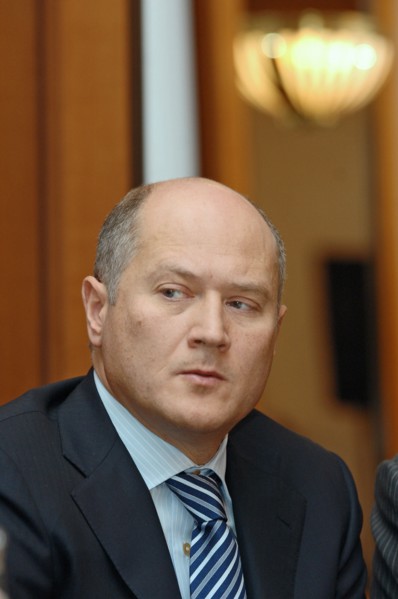 Moscow, russia, vladimir kremer, director general of komi aluminium, is pictured at the 2nd international moscow business dialogue forum foreign investment in russia: tasks and solutions.