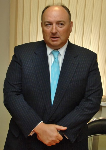 Moscow, russia, august 15, 2006, president of the russian jewish congress vyacheslav kantor appears at a ceremony in moscow, where he presented a monetary reward to flight attendant viktoria zilberste...