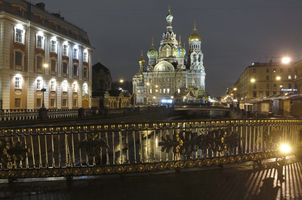 St, petersburg, russia, the church of the savior on the spilled blood, february 2008.