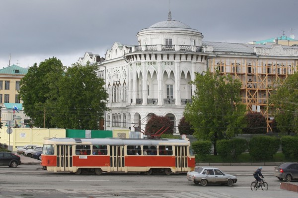 Yekaterinburg, russia the residence of the president of the russian federation is under construction, june 2008.