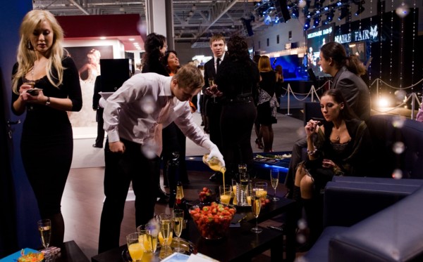 Opening day of the millionaire fair - 2008 exhibition at crocus expo international exhibition centre, moscow, russia, november 27, 2008.