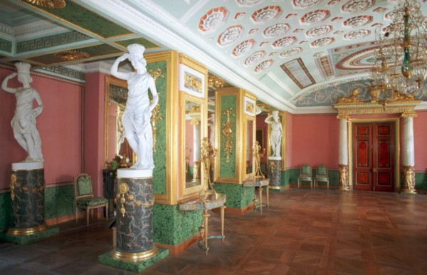 One of halls of the ostankino palace, 6/95, moscow, russia.