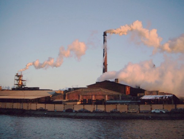 Factories, kaliningrad, russia, 2001.