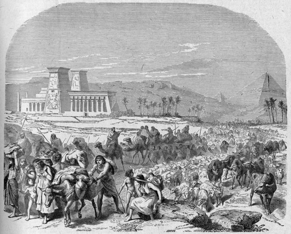 The departure of israelites