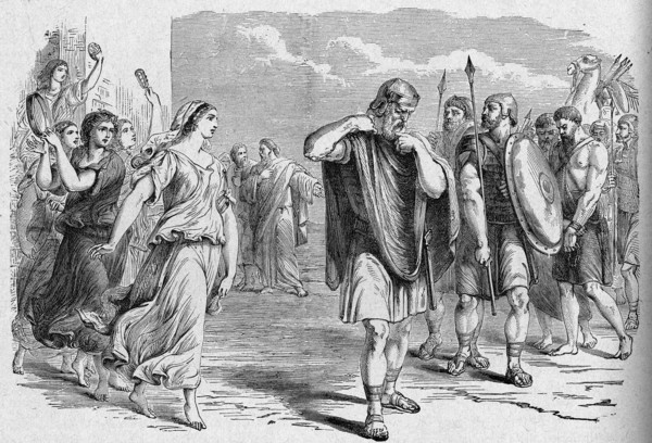 Religion The Holy Bible. Jephthah met his daughter