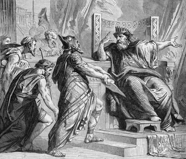 Religion The Holy Bible. David teaches to joab to cens his people