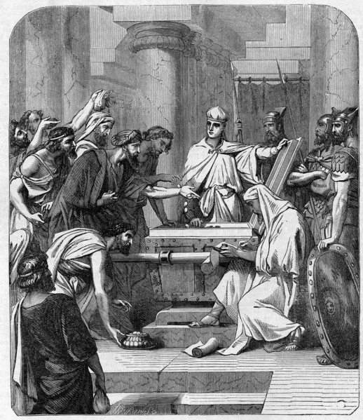 Religion The Holy Bible. Jehoash group money to rebuilt the temple