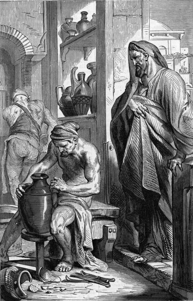 Religion The Holy Bible. Proverb. I went to the potter