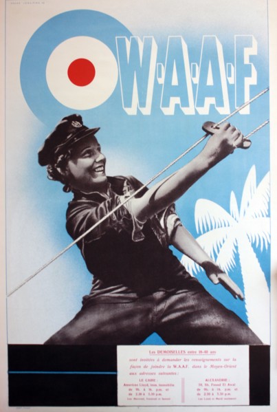 WWII Propaganda poster Royal Air Force, WAAF