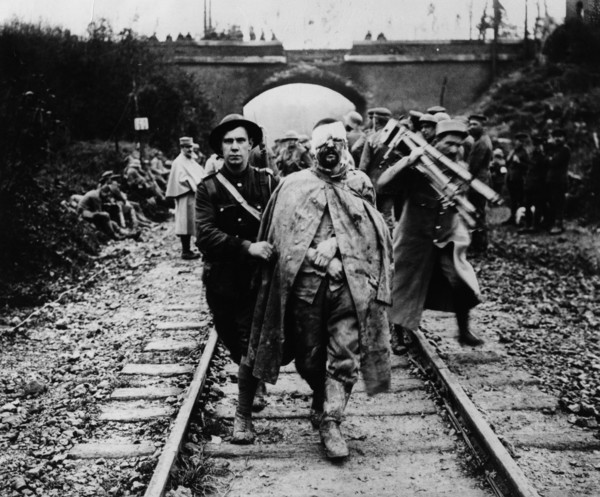 Wounded prisoner.