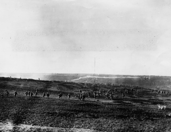 Shock troops advancing.