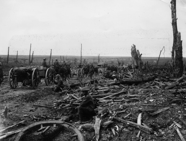 Field guns.