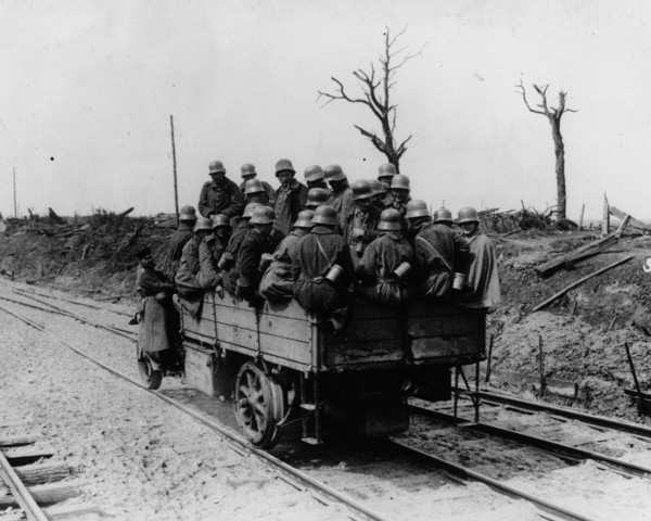 Germany - Belgium, 1914-18.