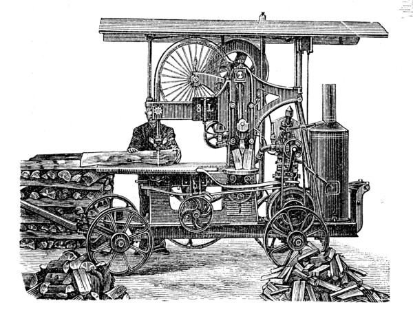 A Machine For Sawing And Splitting Firewood