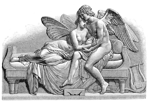 Cupid And Psyche Sculpture From John Gibson