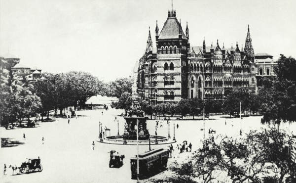 Aerial View of Flora Fountain