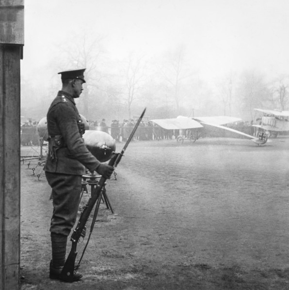 Magic lantern slide  WW1